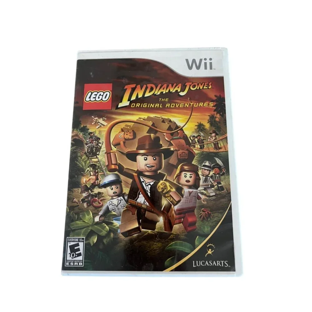 Lego Indiana Jones Original Adventures Nintendo Wii Video Game With Case